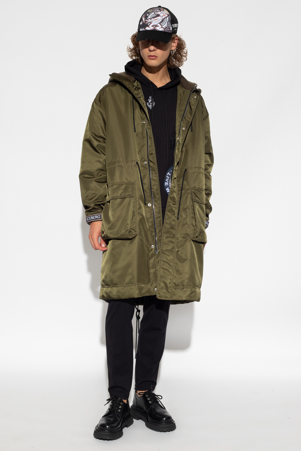 Iceberg Hooded jacket Men's Clothing Vitkac